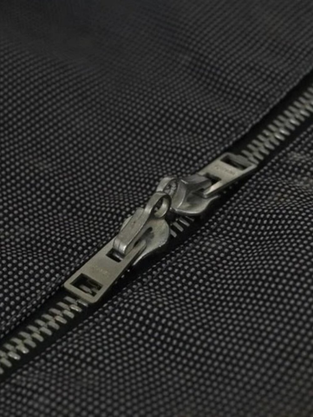 HERMES Her Line TGM Hand Bag Canvas Gray Silver - Picture 10 of 16